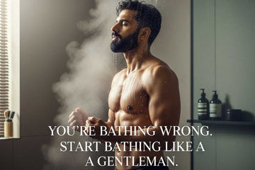 right way to bath for men, how to bath man