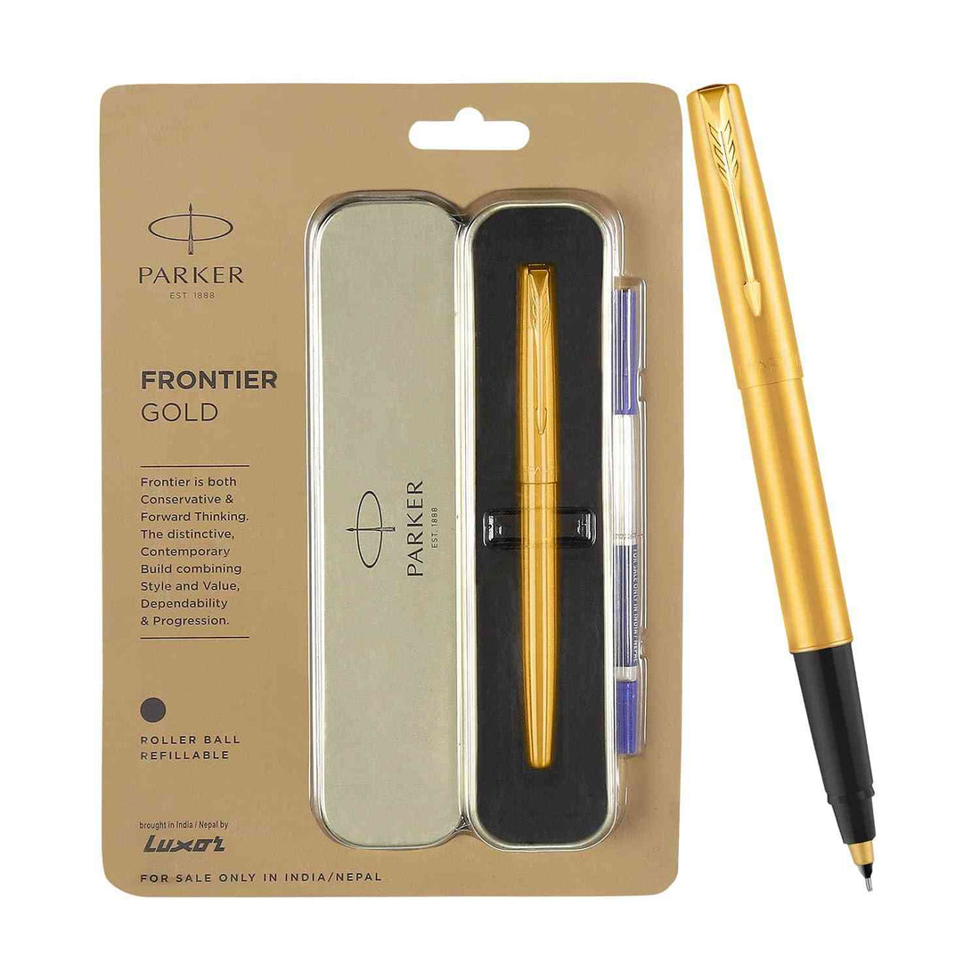 Parker Frontier Gold pen best gift for professional men