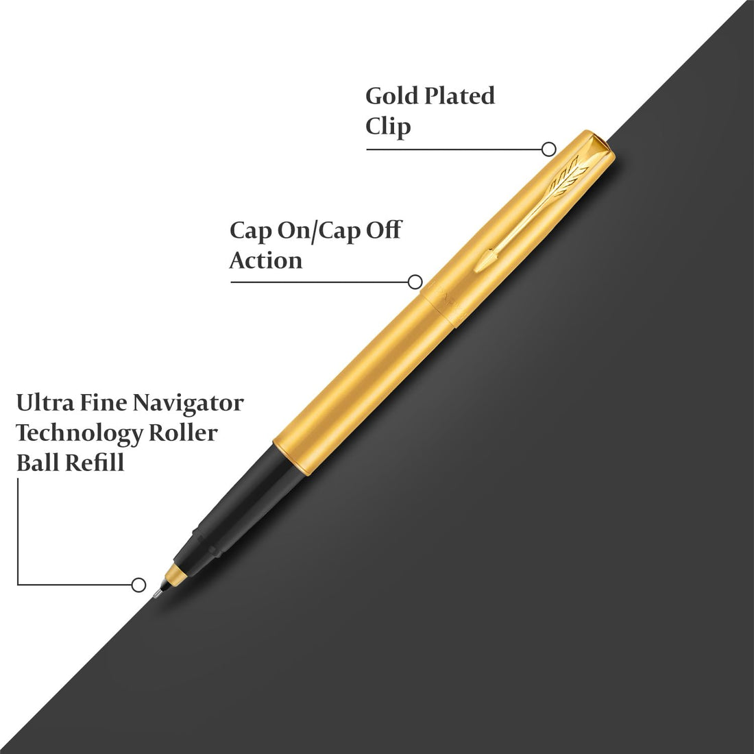 Parker Frontier Gold pen best gift for professional men